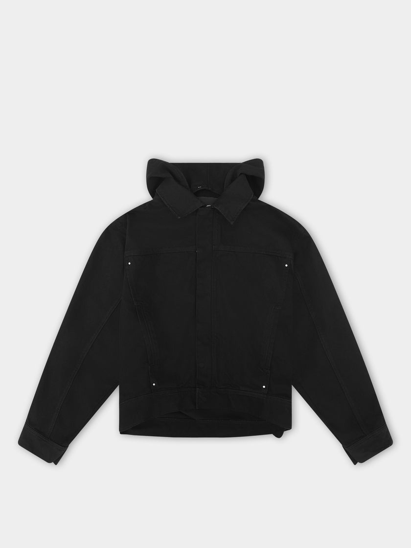 HE, product: DENIM HOODED JACKET (Thumbnail)