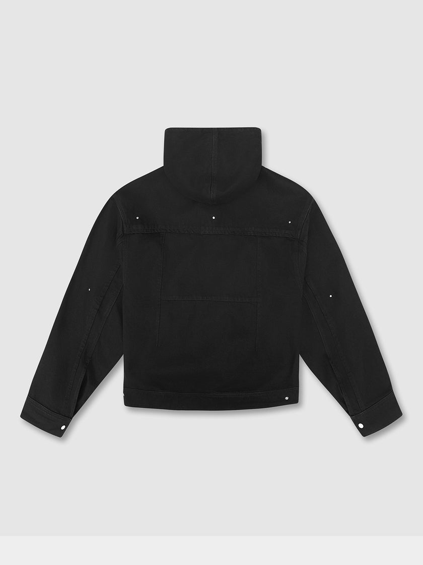 HE, product: DENIM HOODED JACKET (Thumbnail alt.)