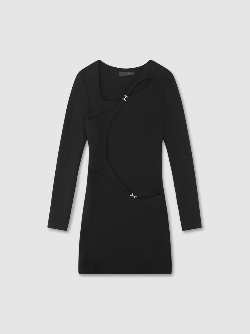 HE, product: DRAPPED CARABINER DRESS (Thumbnail)