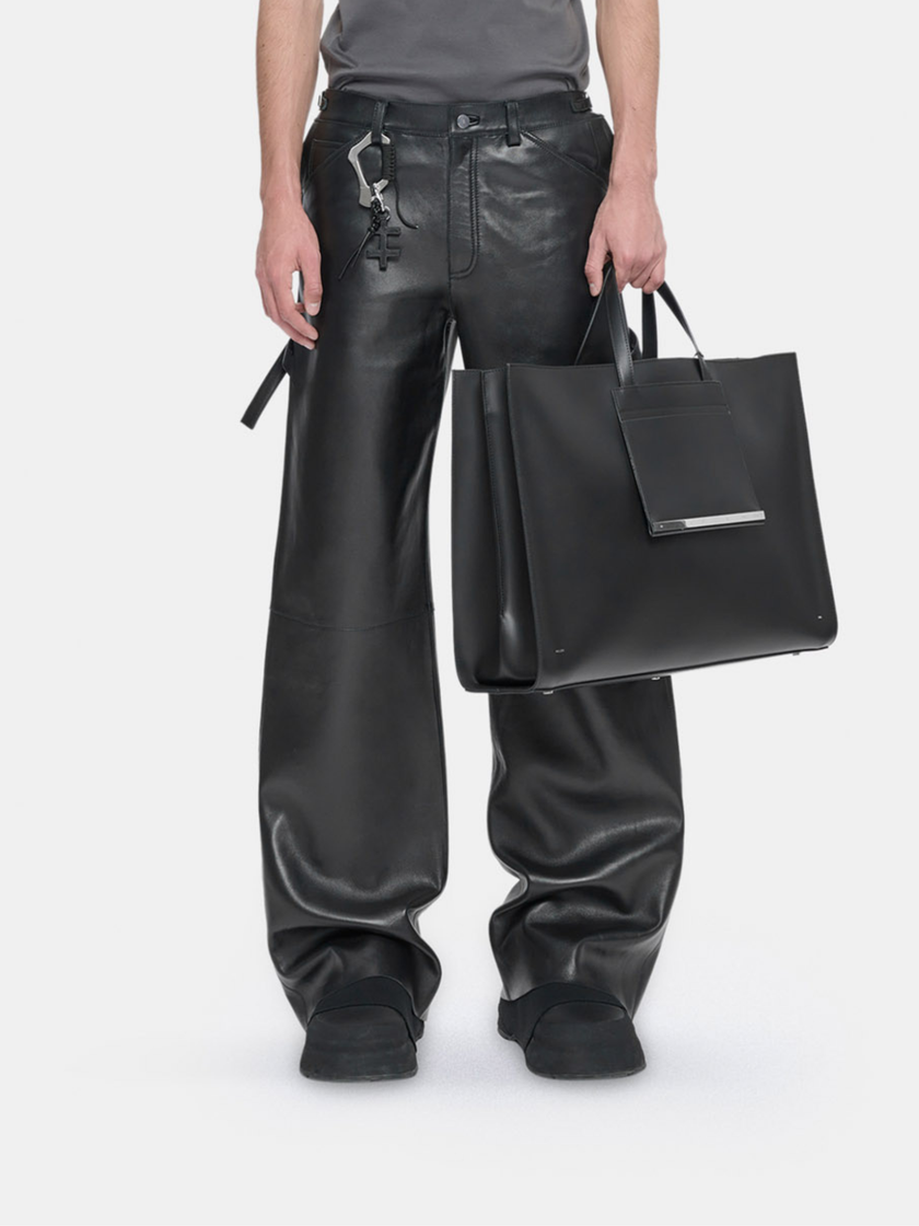 HE, product: TREMOR LEATHER TROUSERS (Thumbnail alt.)