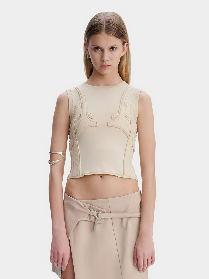 HE, product: ETESIAN PADDED TANK TOP (Thumbnail alt.)