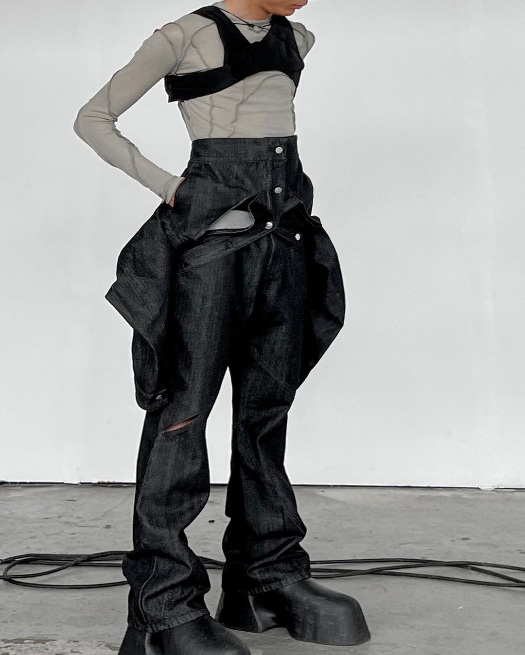 HELIOT EMIL_Eutrophic Denim Trousers_5