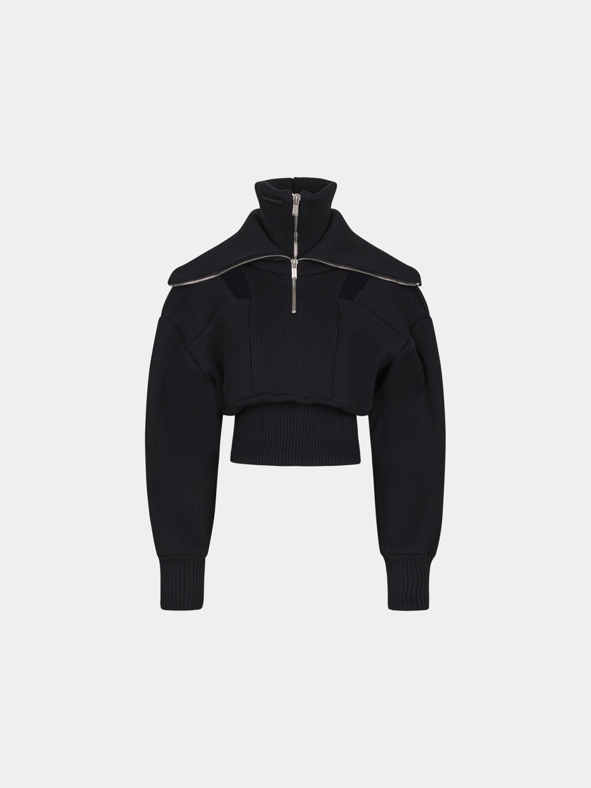 HE, product: DOUBLE COLLAR KNIT (Thumbnail)