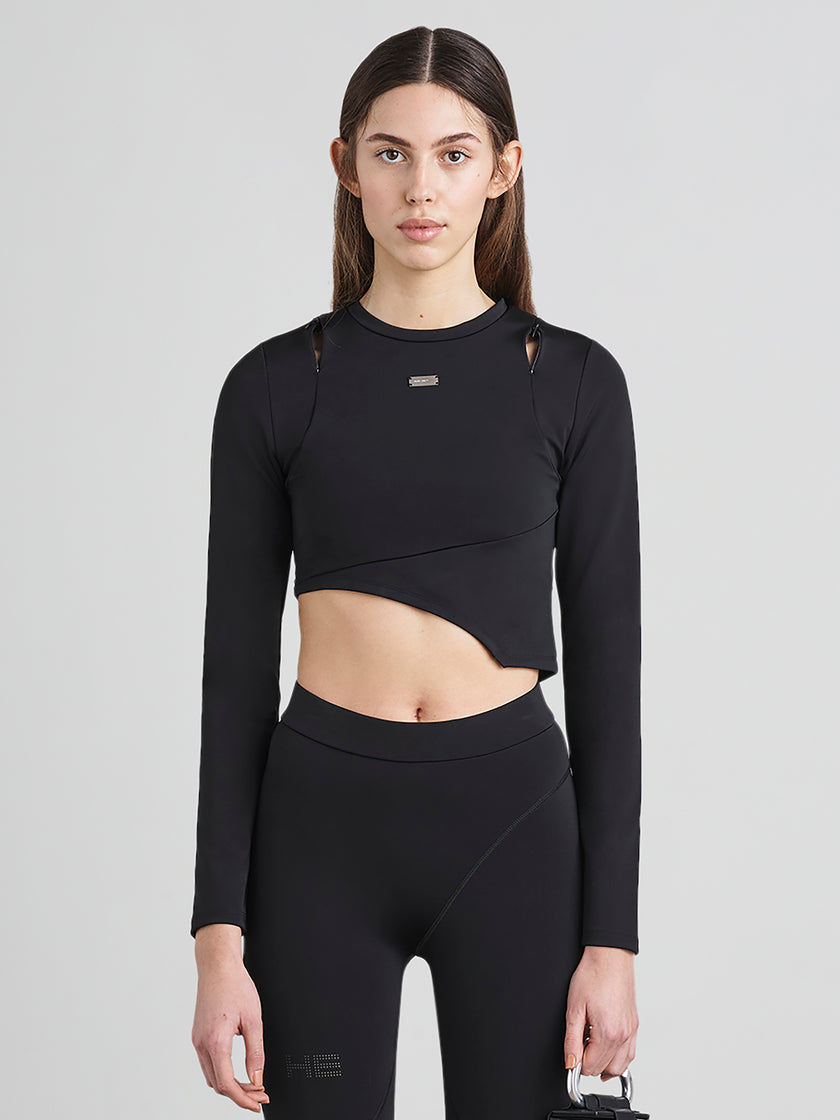 HE, product: SHOULDER ZIP TOP (Thumbnail alt.)