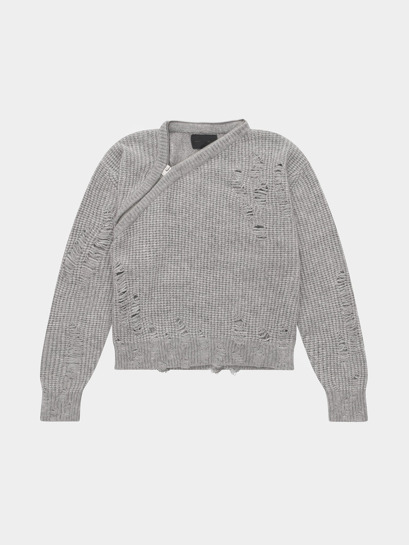 HE, product: CONVEX DISTRESSED KNIT (Thumbnail)