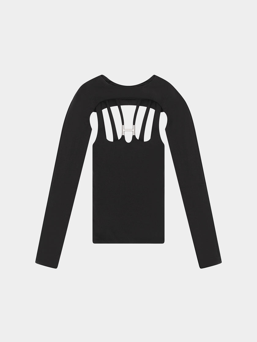 HE, product: FORGED LONG SLEEVE TOP (Thumbnail)