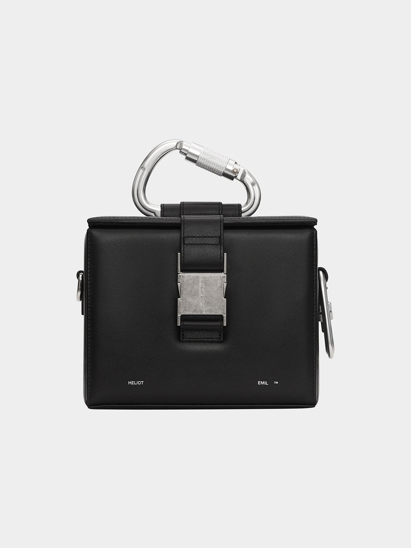 HE, product: LEATHER CARABINER BOX BAG (Thumbnail)