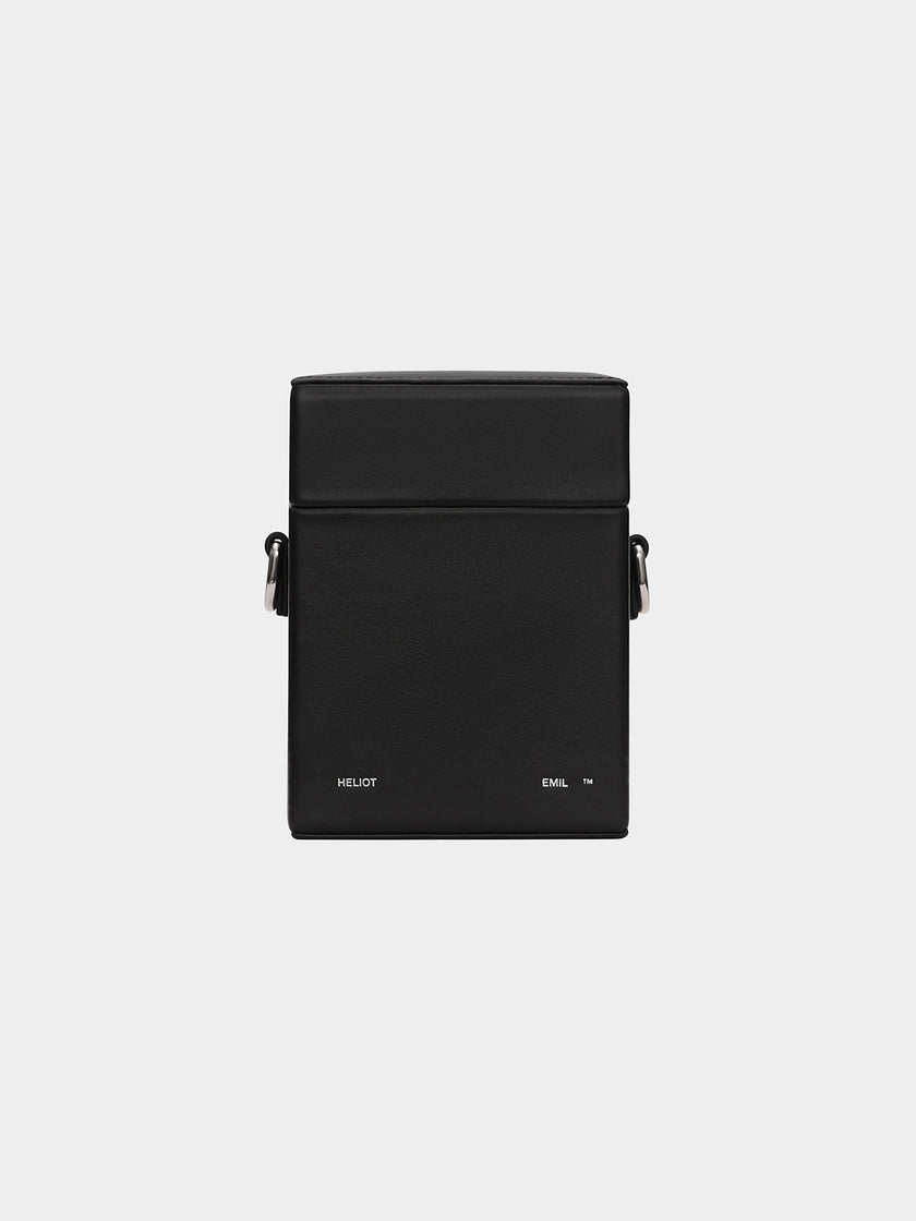 HE, product: LEATHER STRAP BOX BAG (Thumbnail)