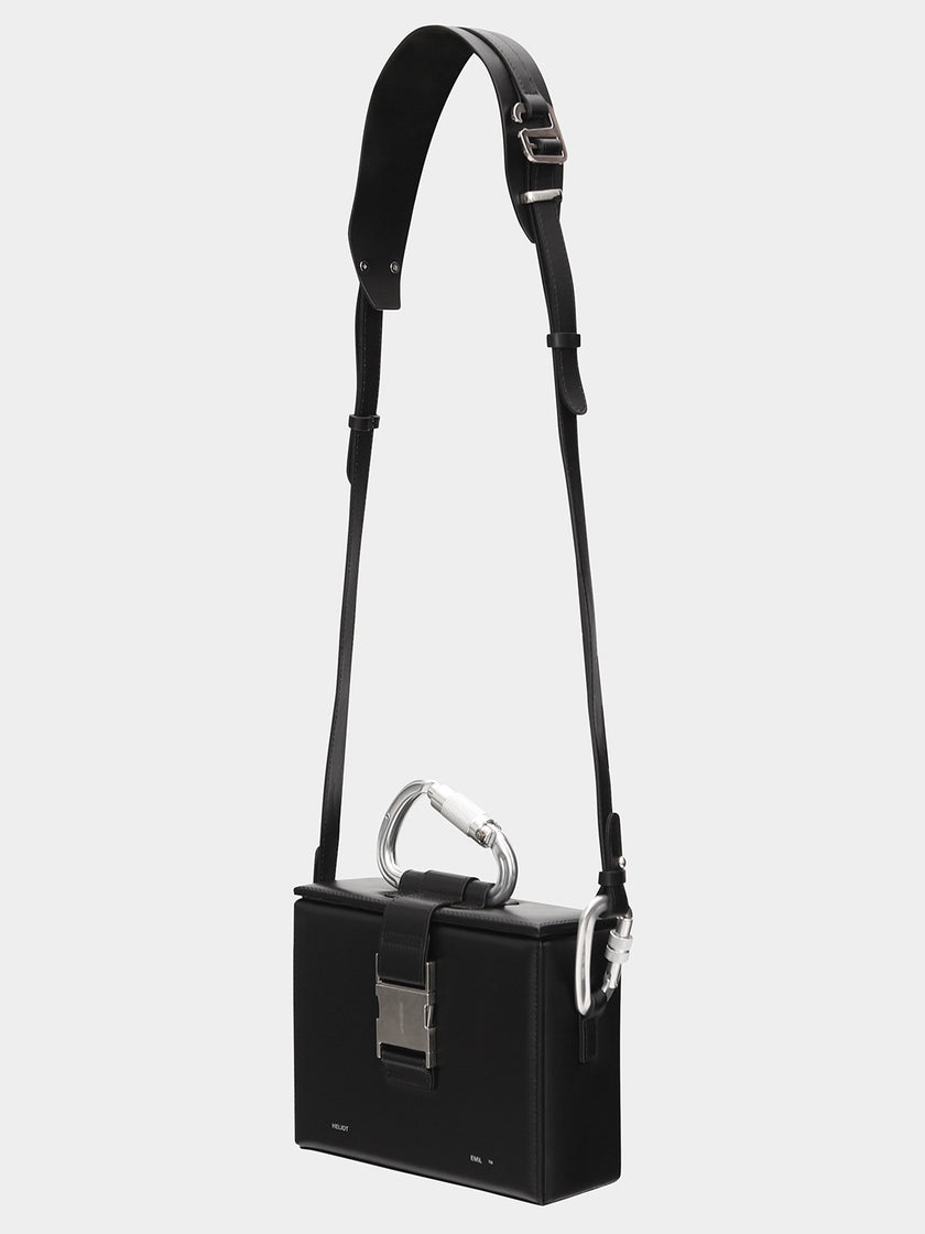 HE, product: LEATHER CARABINER BOX BAG (Thumbnail alt.)