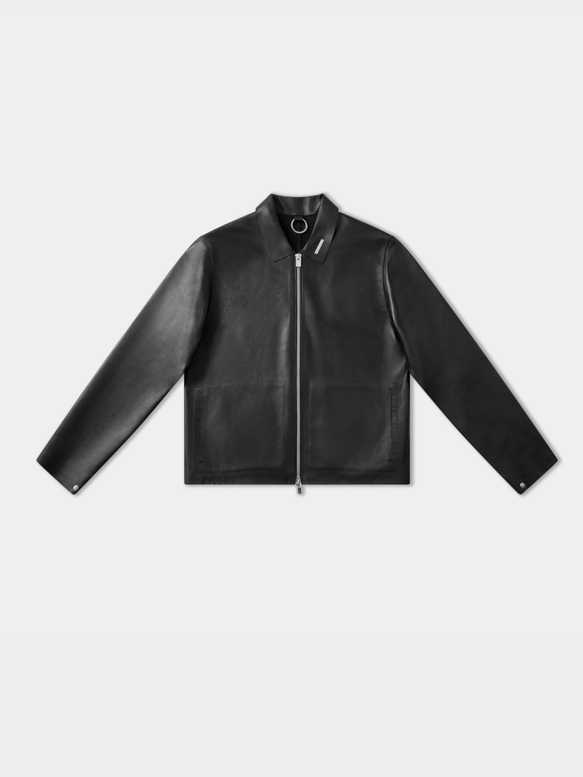 HE, product: TREMOR LEATHER JACKET (Thumbnail)