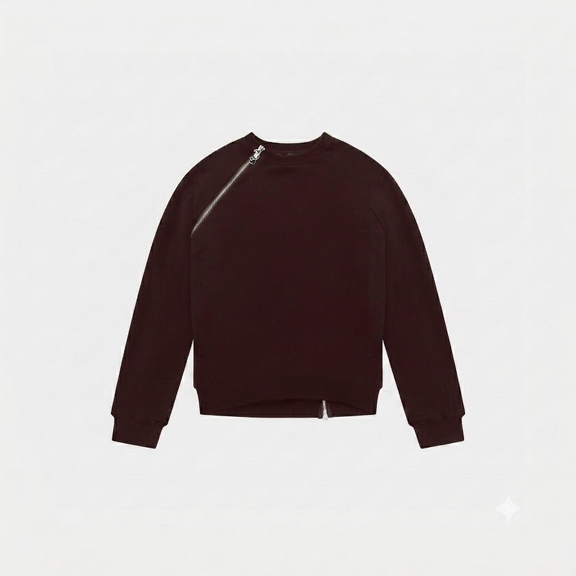 HE, product: SEQUENCE ZIP CREWNECK (Thumbnail)