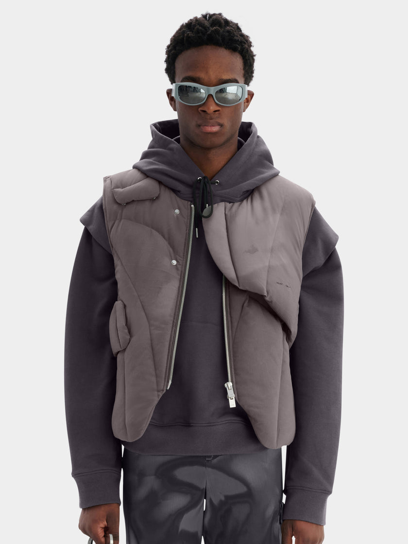 HE, product: LAYERED DOWN VEST (Thumbnail alt.)