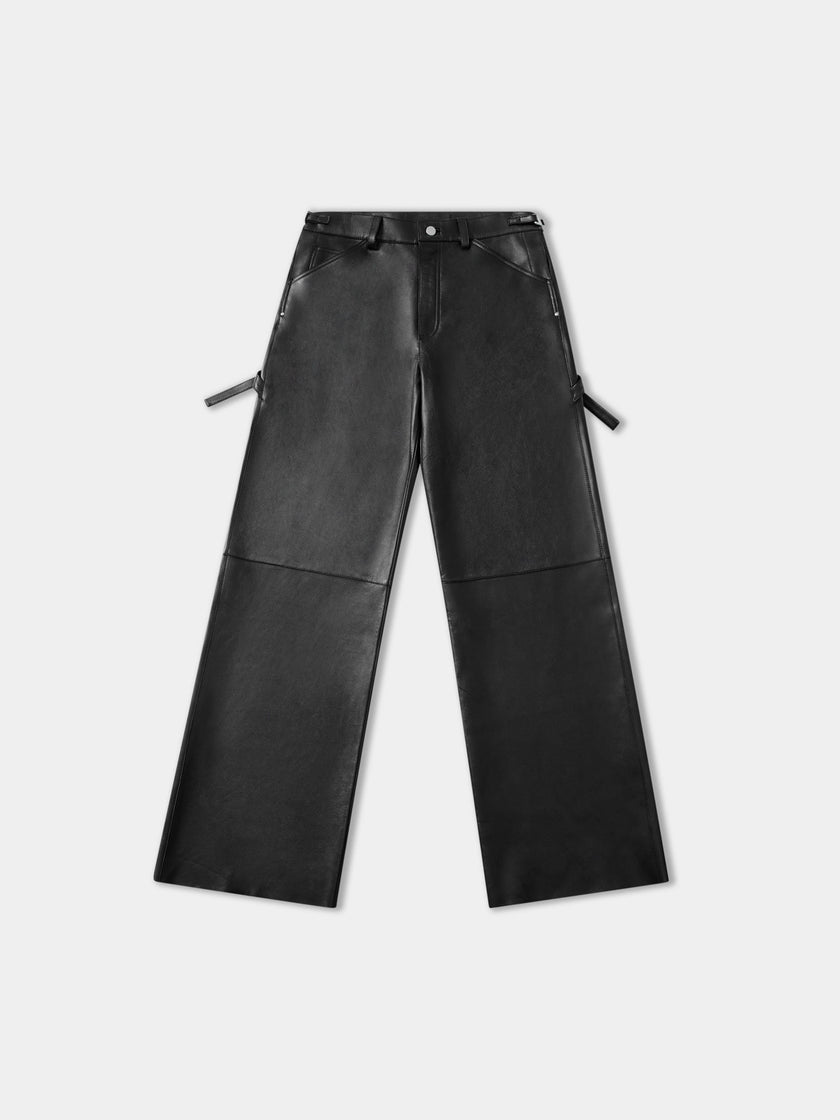 HE, product: TREMOR LEATHER TROUSERS (Thumbnail)