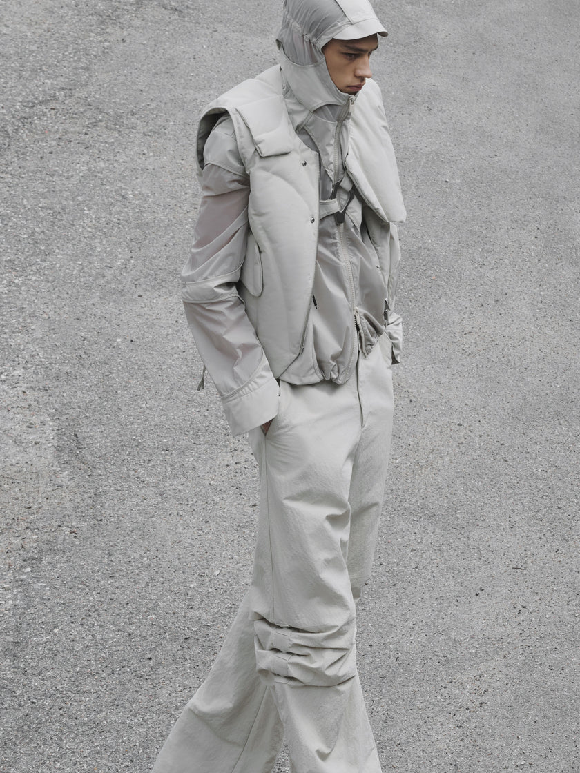 HE, product: LAYERED DOWN VEST (Fig. 13)