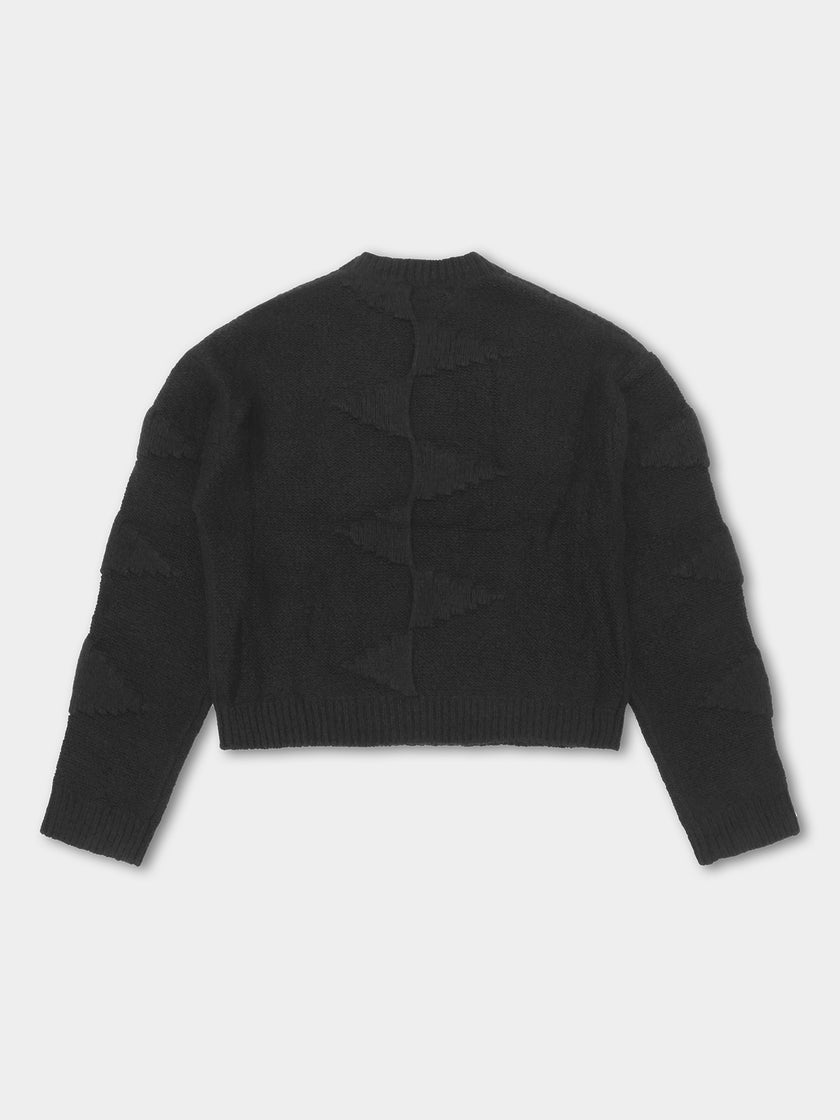 HE, product: CROPPED SPIRAL KNIT (Thumbnail alt.)