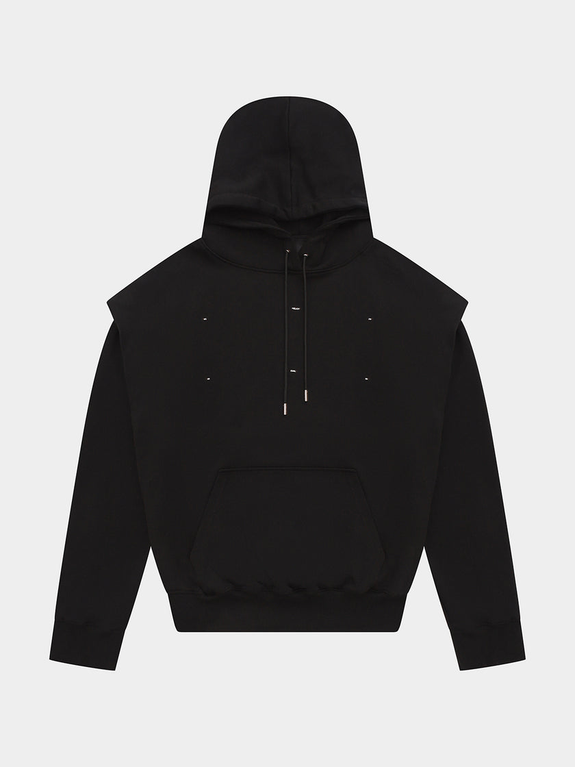 HE, product: OUTLINE LOGO HOODIE (Thumbnail)