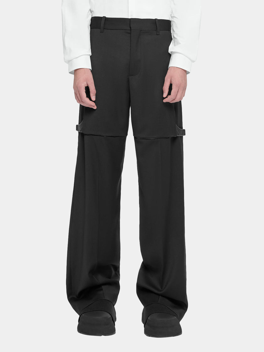 HE, product: GLASSINE TAILORED PANTS (Thumbnail alt.)