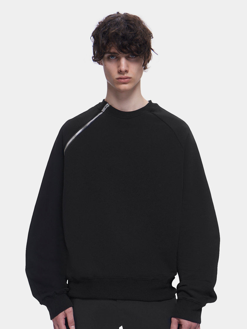 HE, product: SEQUENCE ZIP CREWNECK (Thumbnail alt.)