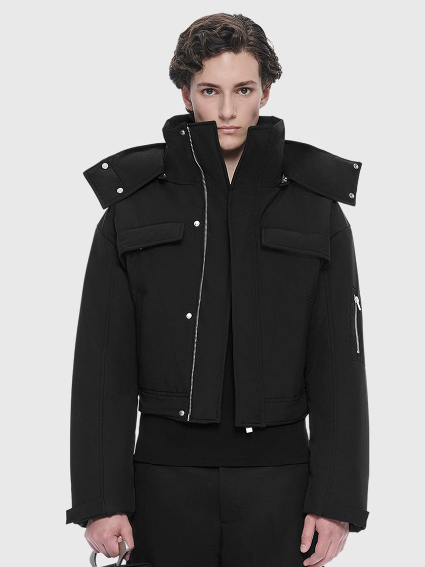 HE, product: PRAESIDIUM CROPPED PARKA (Thumbnail alt.)