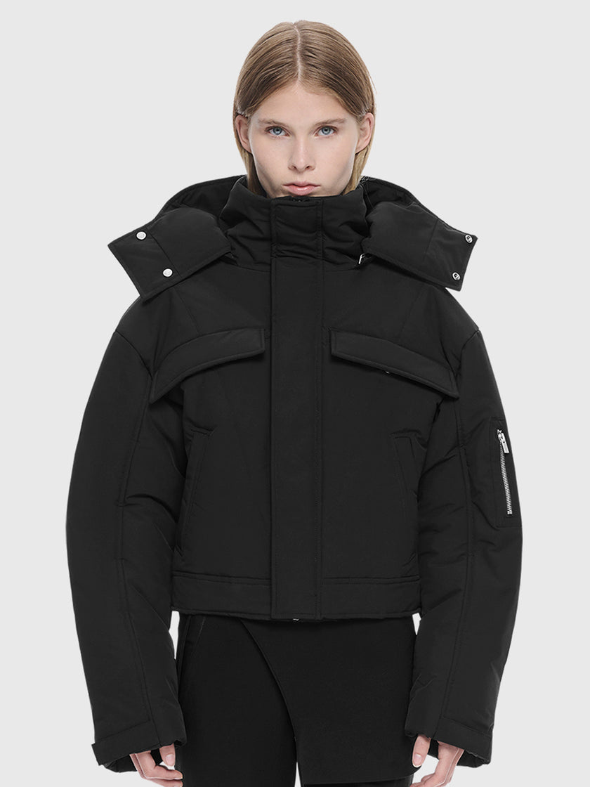 HE, product: PRAESIDIUM CROPPED PARKA (Thumbnail alt.)