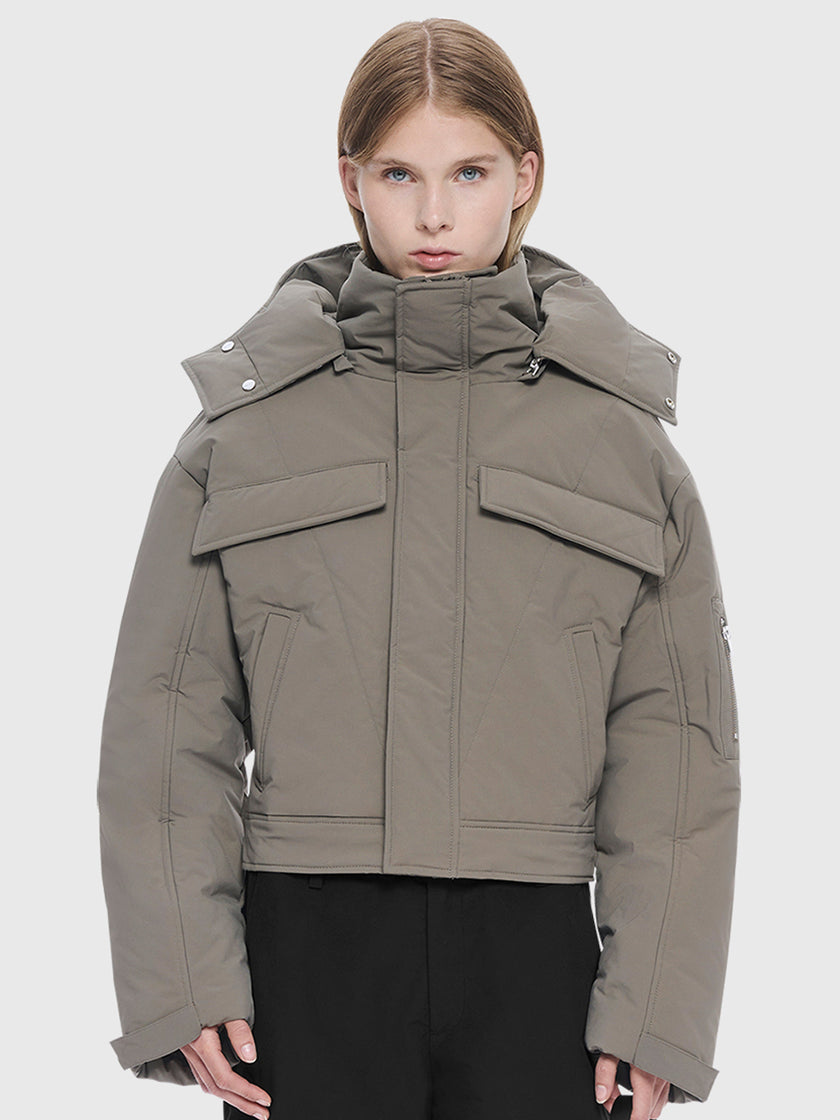 HE, product: PRAESIDIUM CROPPED PARKA (Thumbnail alt.)