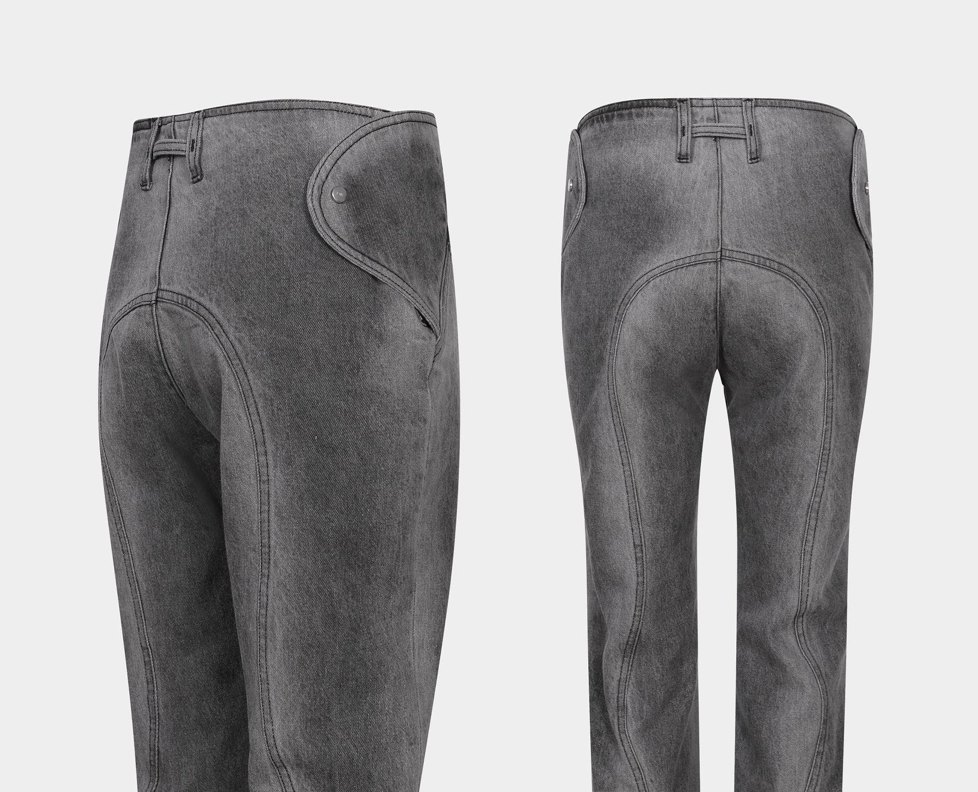 HELIOT EMIL_Exsiccate Denim Trousers_4