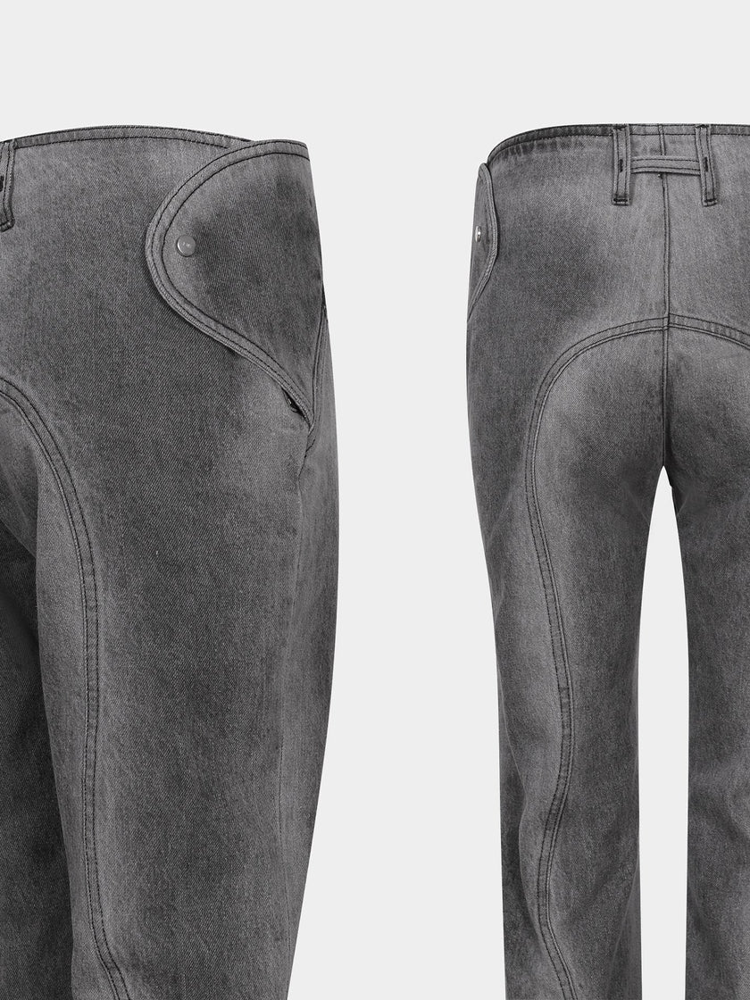 HE, product: EXSICCATE DENIM TROUSERS (Fig. 9)