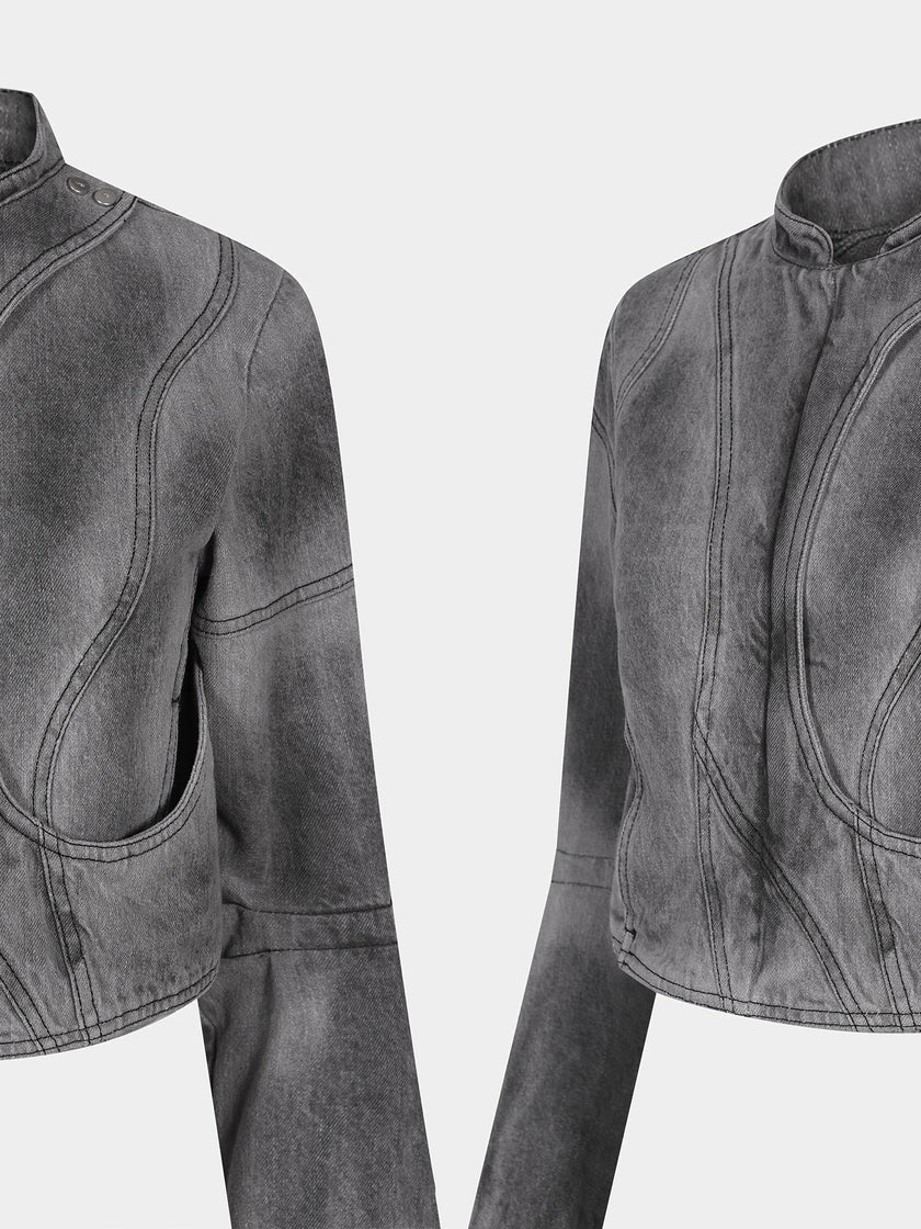 HE, product: EXSICCATE DENIM JACKET (Fig. 8)