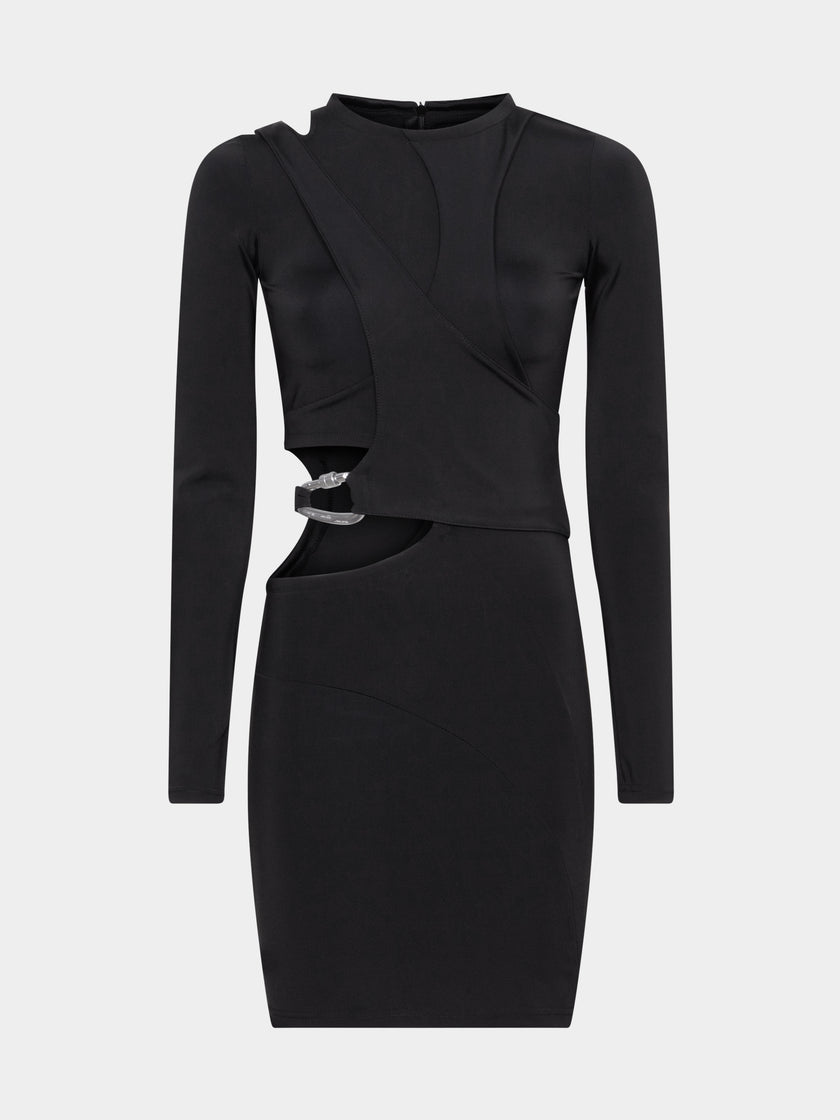 HE, product: LAYERED JERSEY DRESS (Thumbnail)