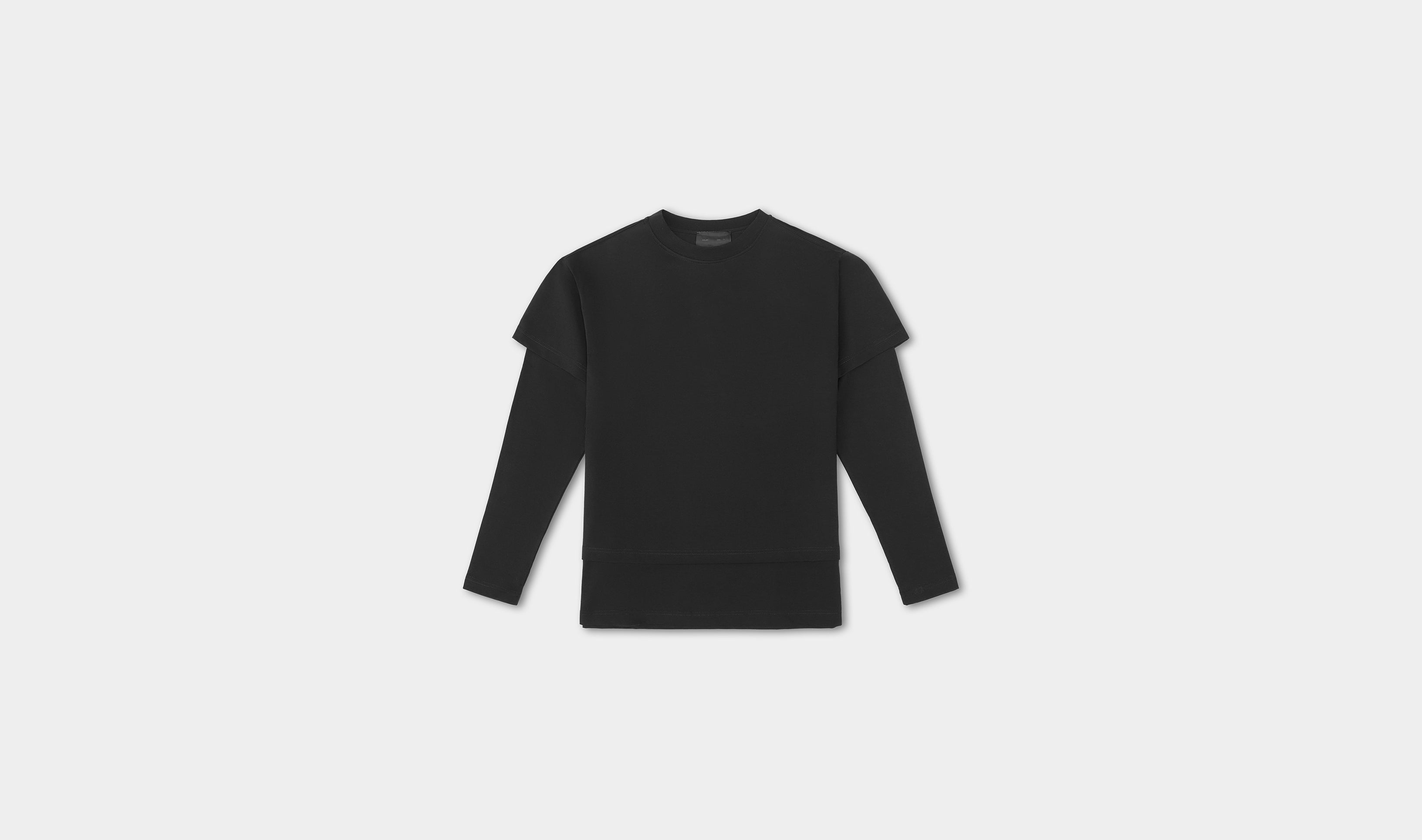 HE, product: LAYERED CREWNECK (Fig. 1)
