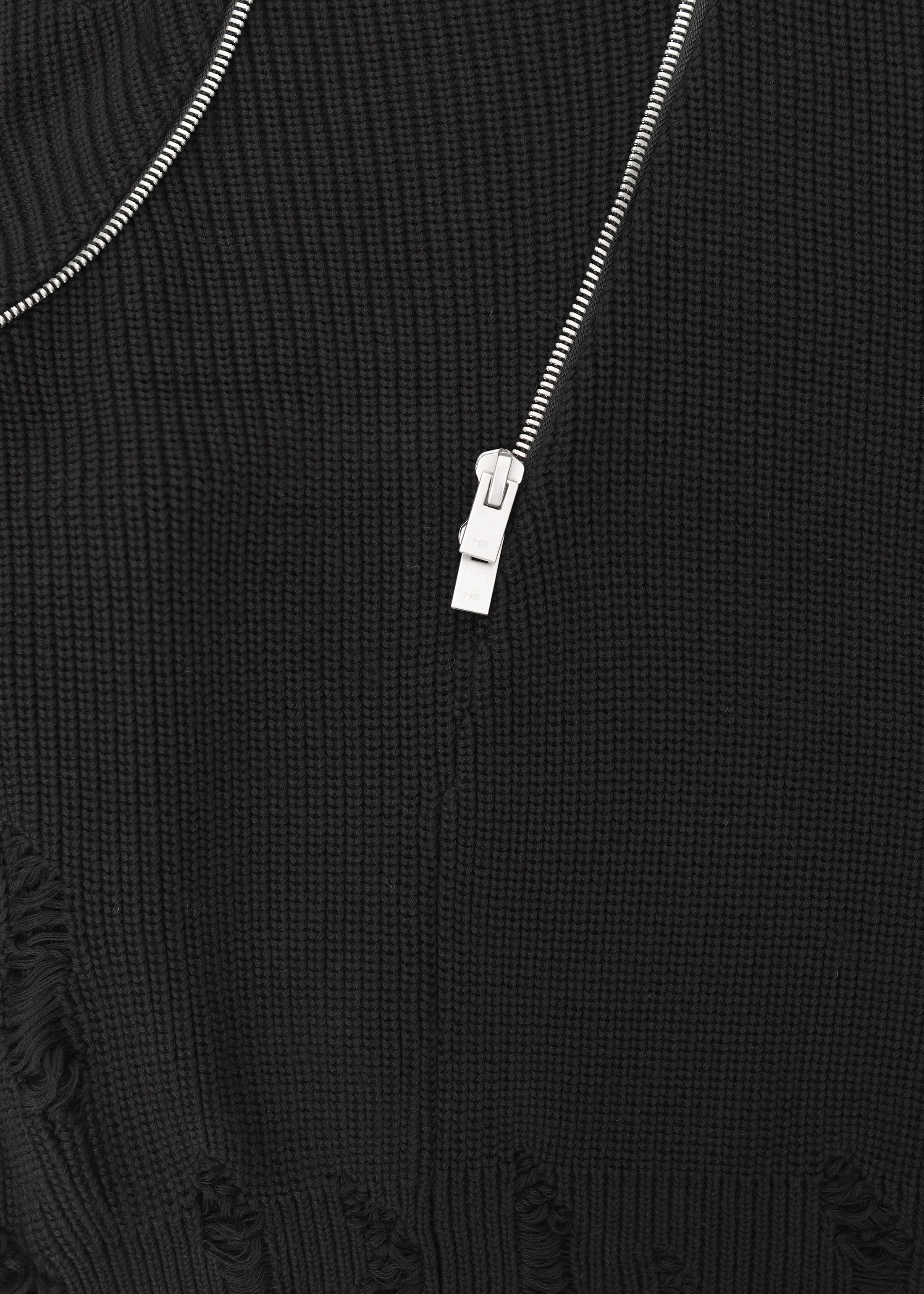 HE, product: DISTRESSED CARDIGAN (Fig. 9)