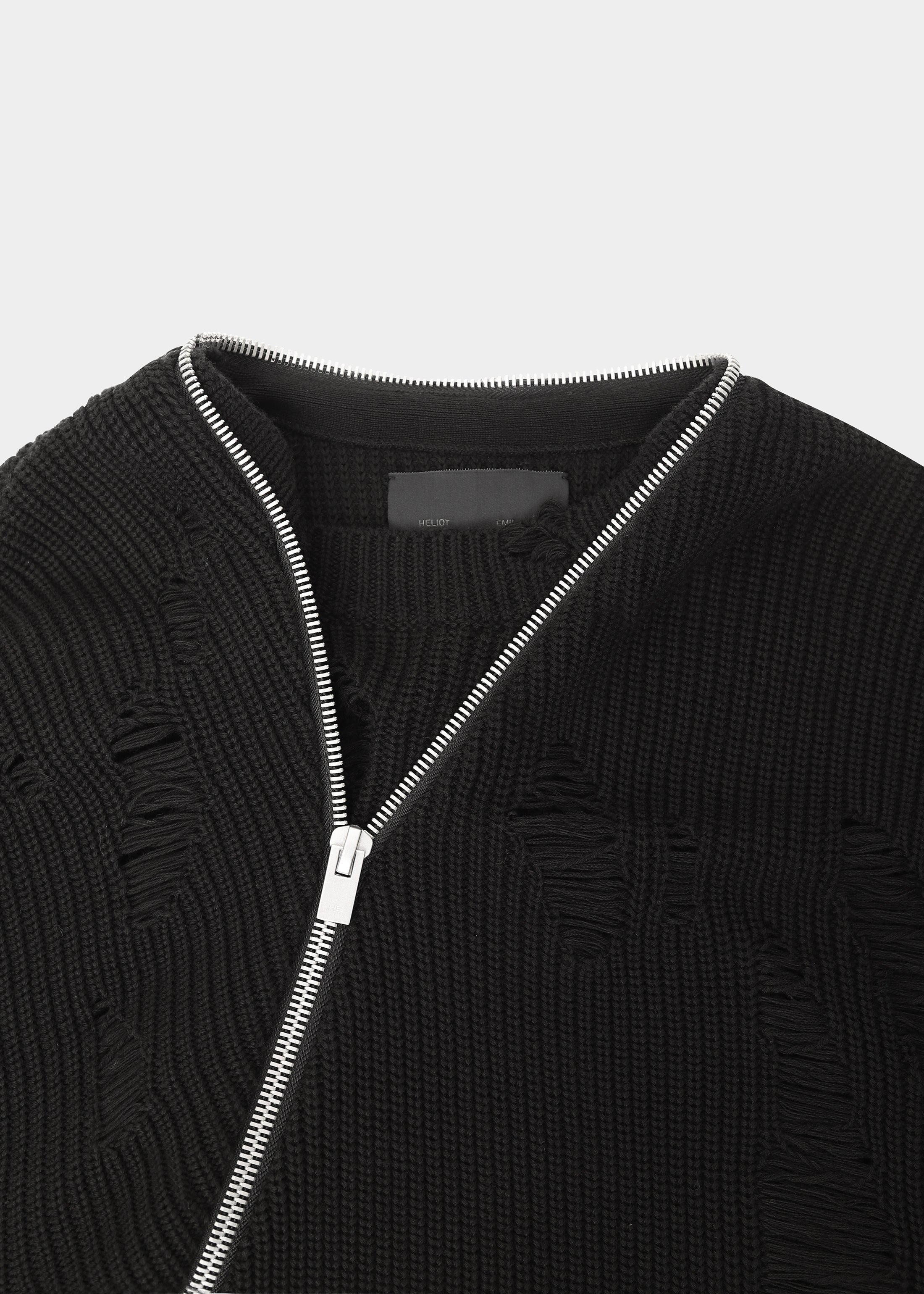 HE, product: DISTRESSED CARDIGAN (Fig. 13)