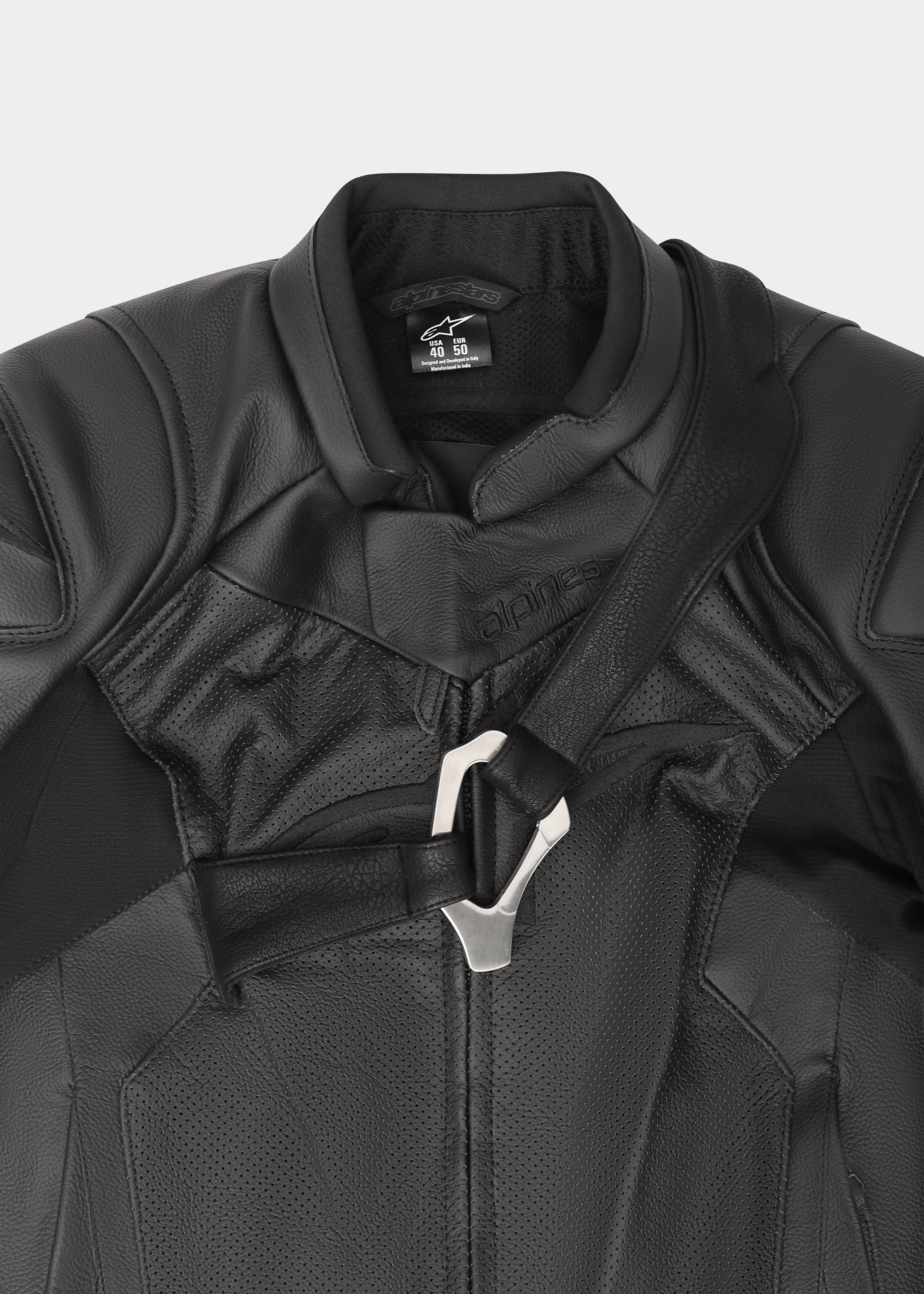 HELIOT EMIL ++ ALPINESTARS LEATHER CARABINER JACKET