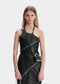 HELIOT EMIL_ARENACEOUS LEATHER DRESS_2
