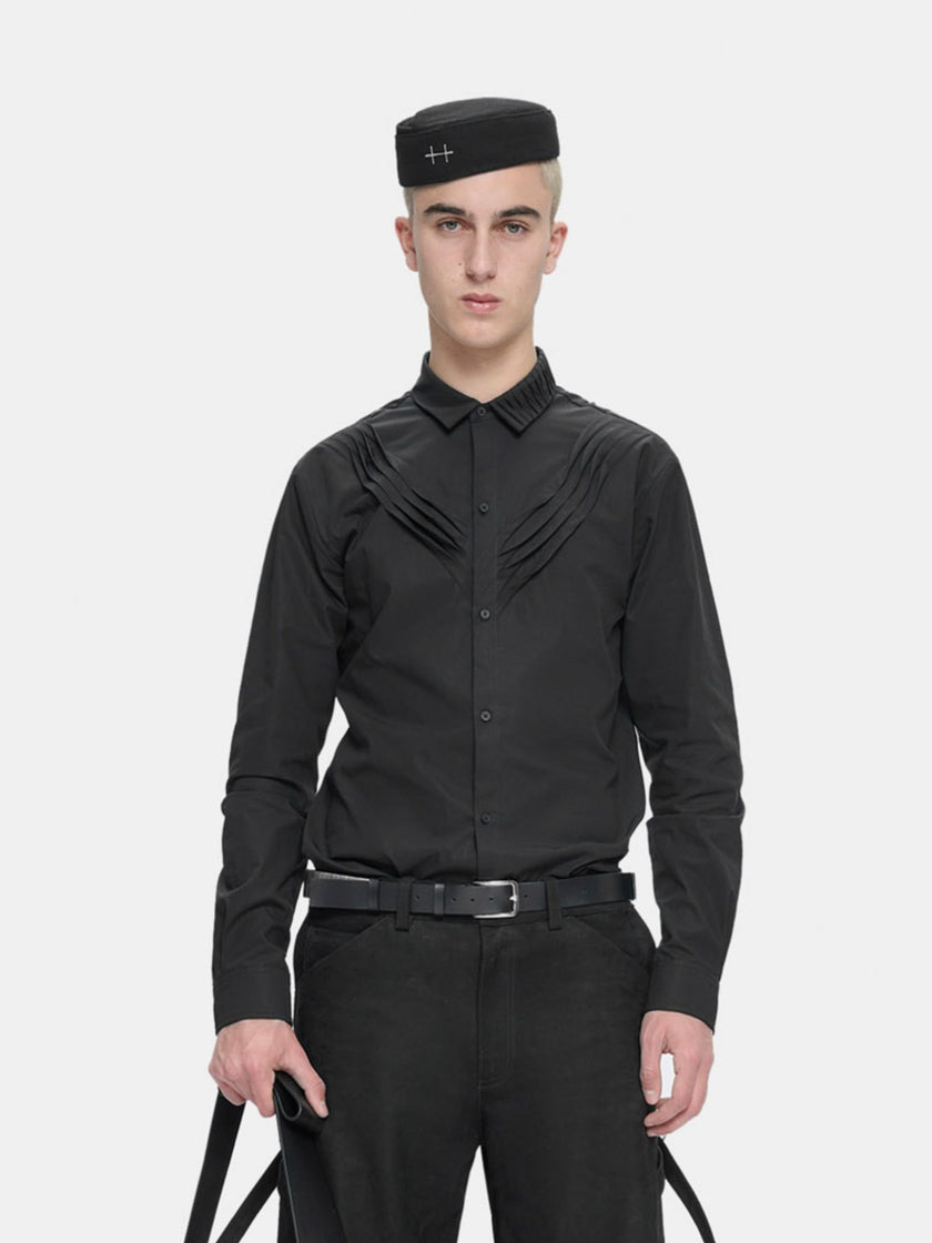 HE, product: VIBRAXIS SHIRT BLACK (Thumbnail alt.)