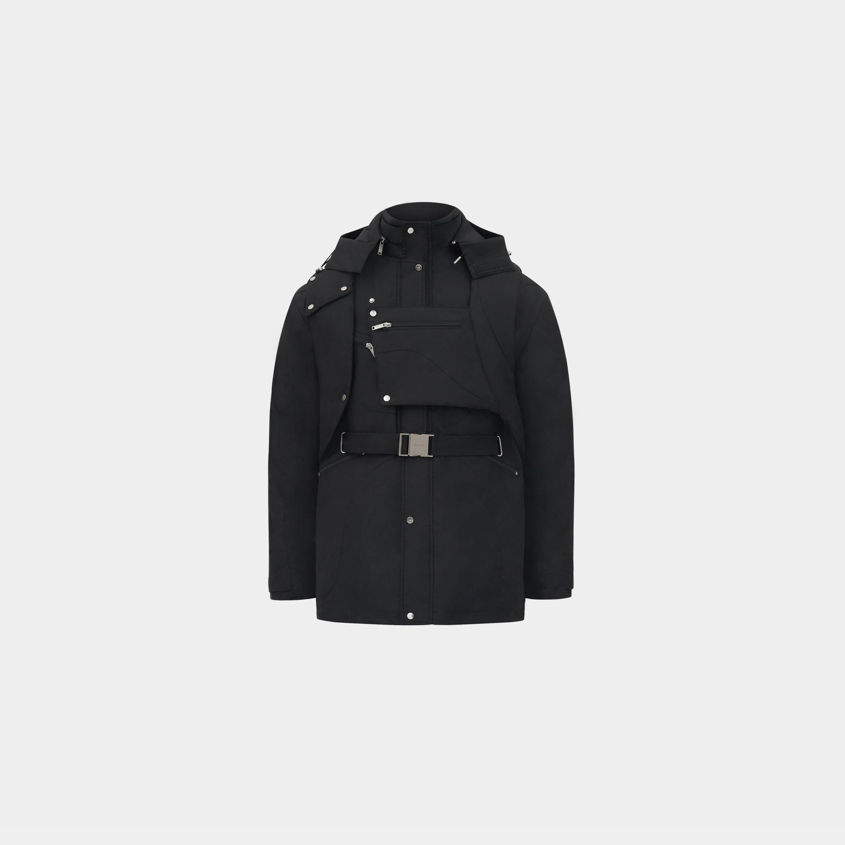 HE, product: LAYERED PARKA (Fig. 1)