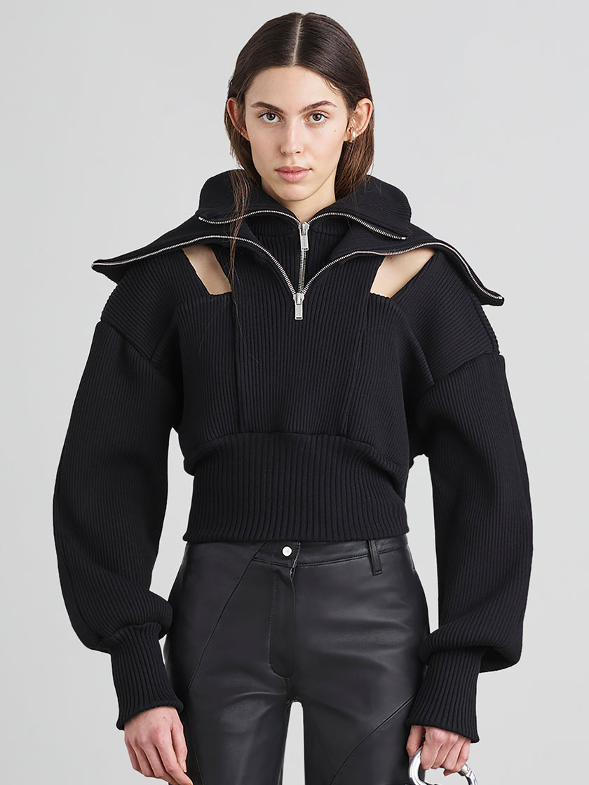 HE, product: DOUBLE COLLAR KNIT (Thumbnail alt.)