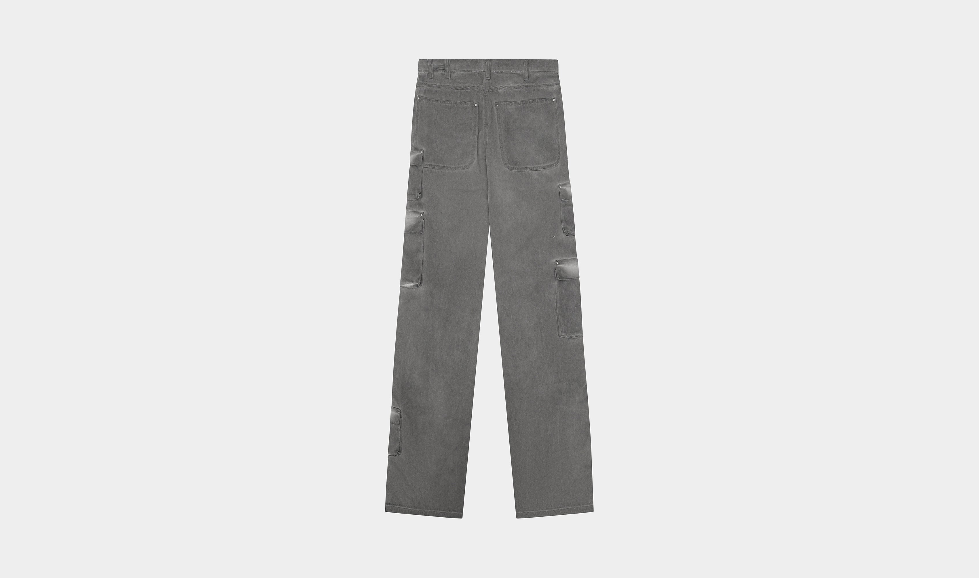 HE, product: WASHED GREY CARGO TROUSERS (Fig. 6)