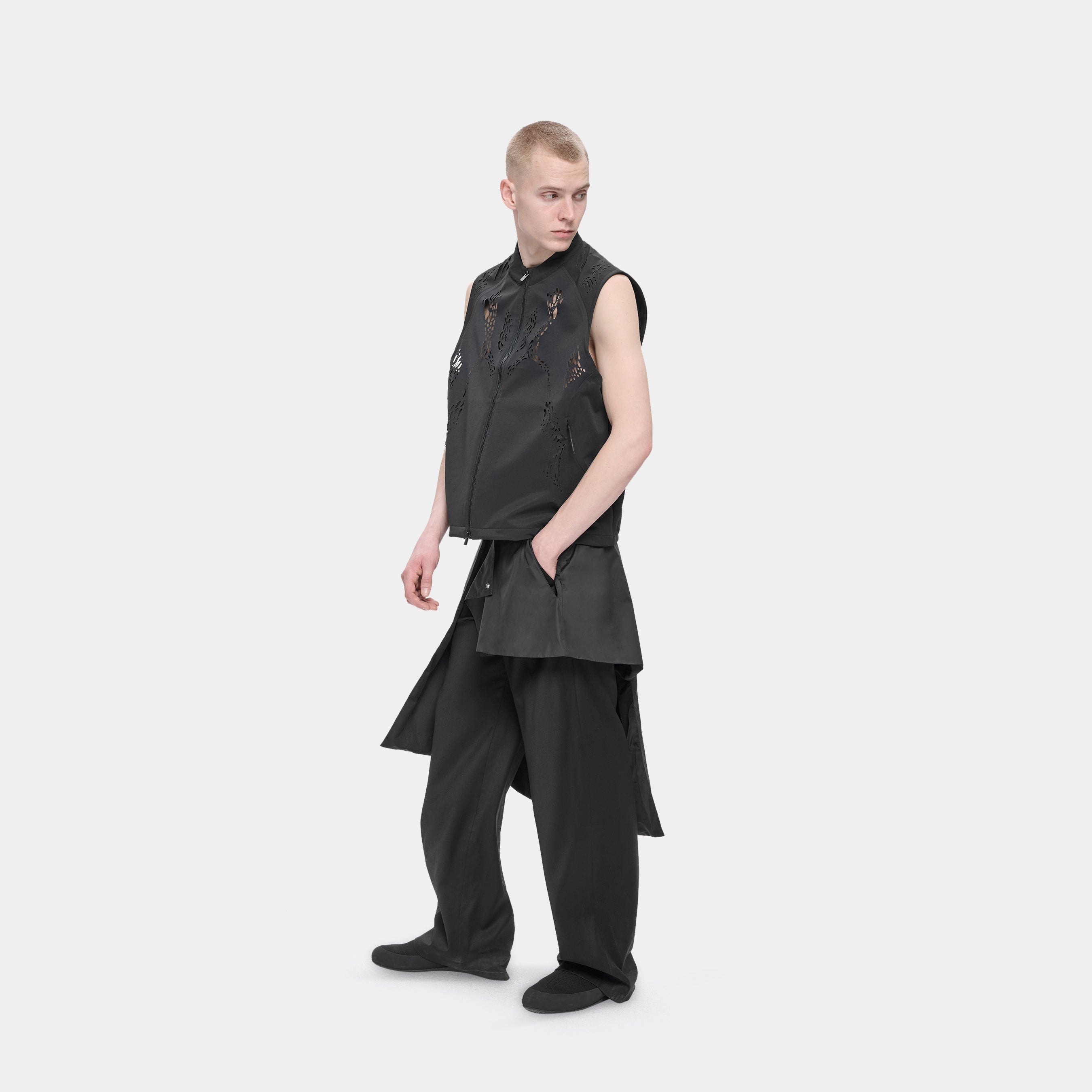 トップス COMMON/DIVISOR / HOOD VEST heliot emil HELIOT EMIL ++ ROAN VEST