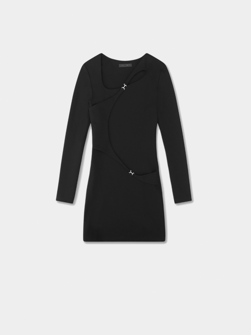HE, product: DRAPPED CARABINER DRESS (Thumbnail)