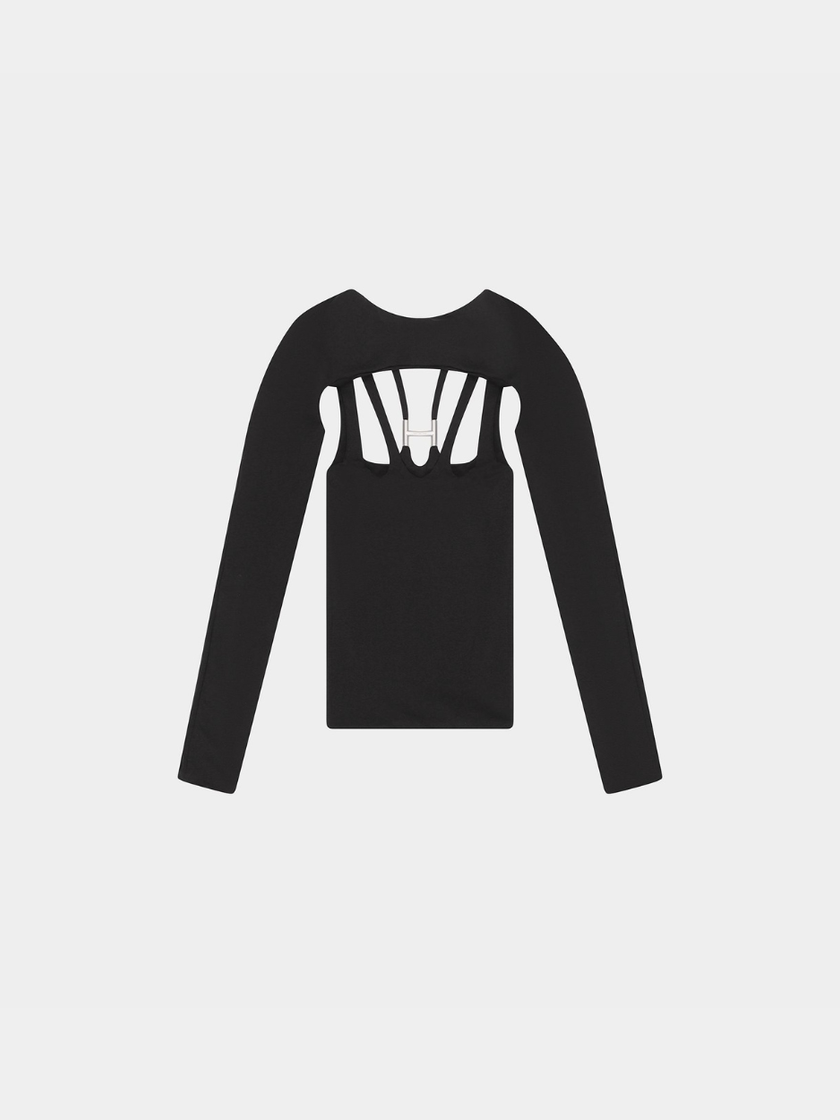 HE, product: FORGED LONG SLEEVE TOP (Thumbnail)