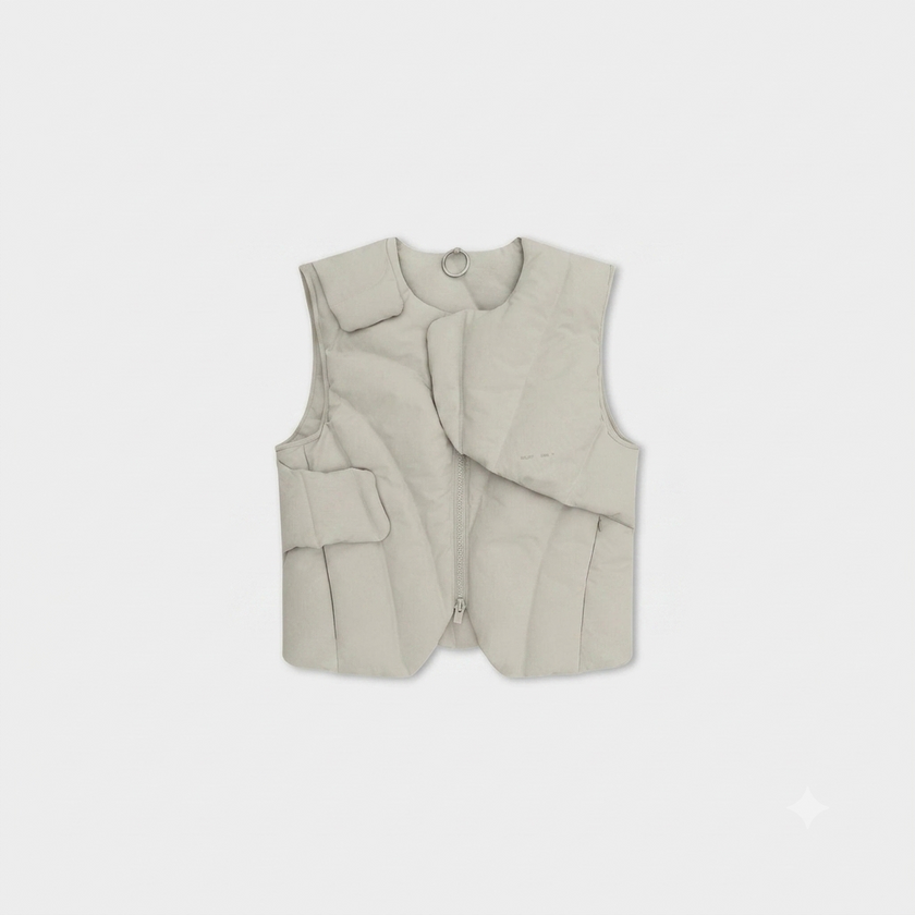 HE, product: LAYERED DOWN VEST (Thumbnail)