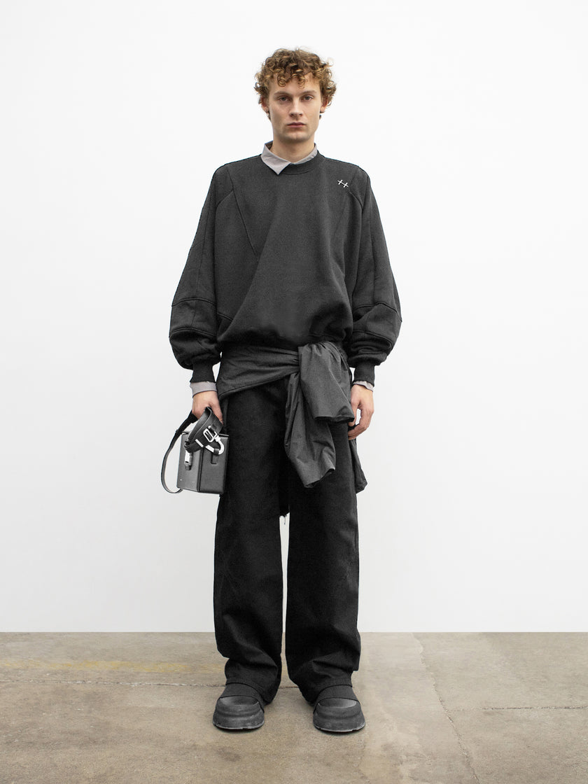 HE, product: PLICATE CREWNECK (Thumbnail alt.)