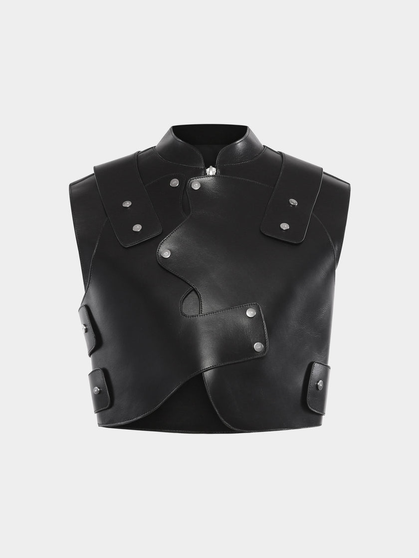 HE, product: ATMOSPHERIC LEATHER VEST (Fig. 10)