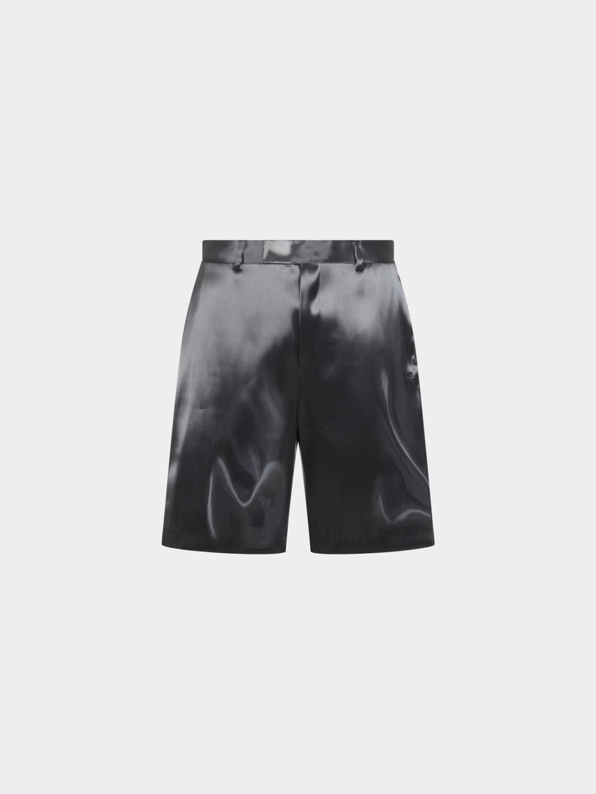 エリオットエミル HELIOT EMIL Liquid Metal Bermuda Shorts