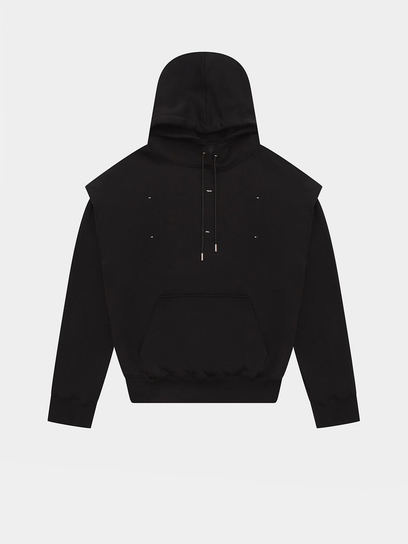 HE, product: OUTLINE LOGO HOODIE (Thumbnail)