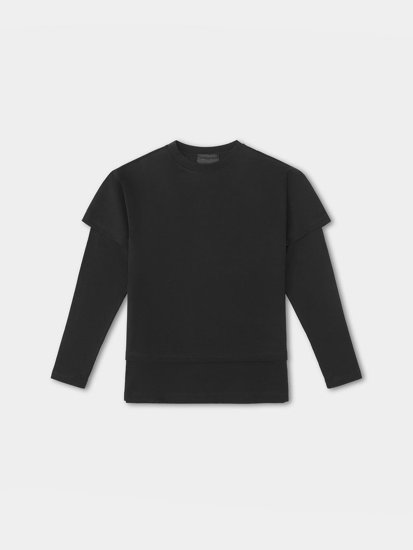 HE, product: LAYERED CREWNECK (Thumbnail)