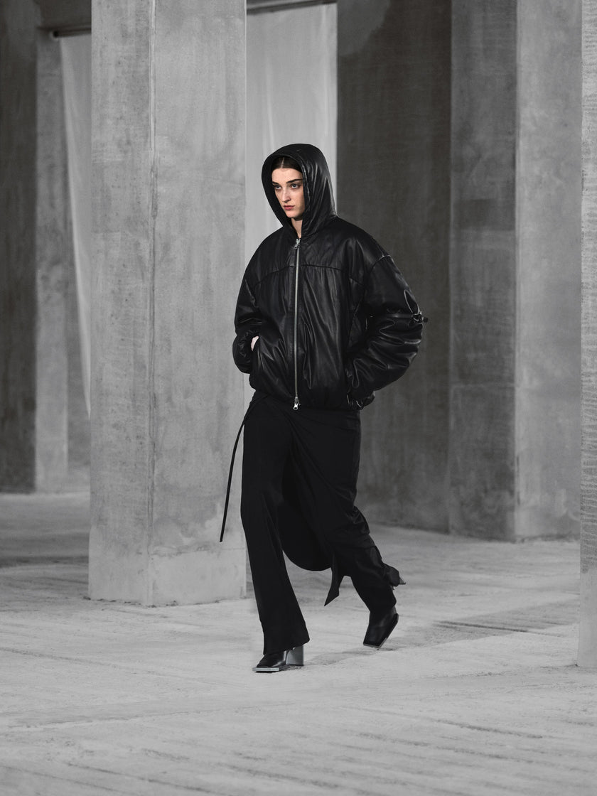 HELIOT EMIL アンクルハイブーツ HELIOT EMIL レザー ハイキングブーツ | ブラック | FARFETCH JP