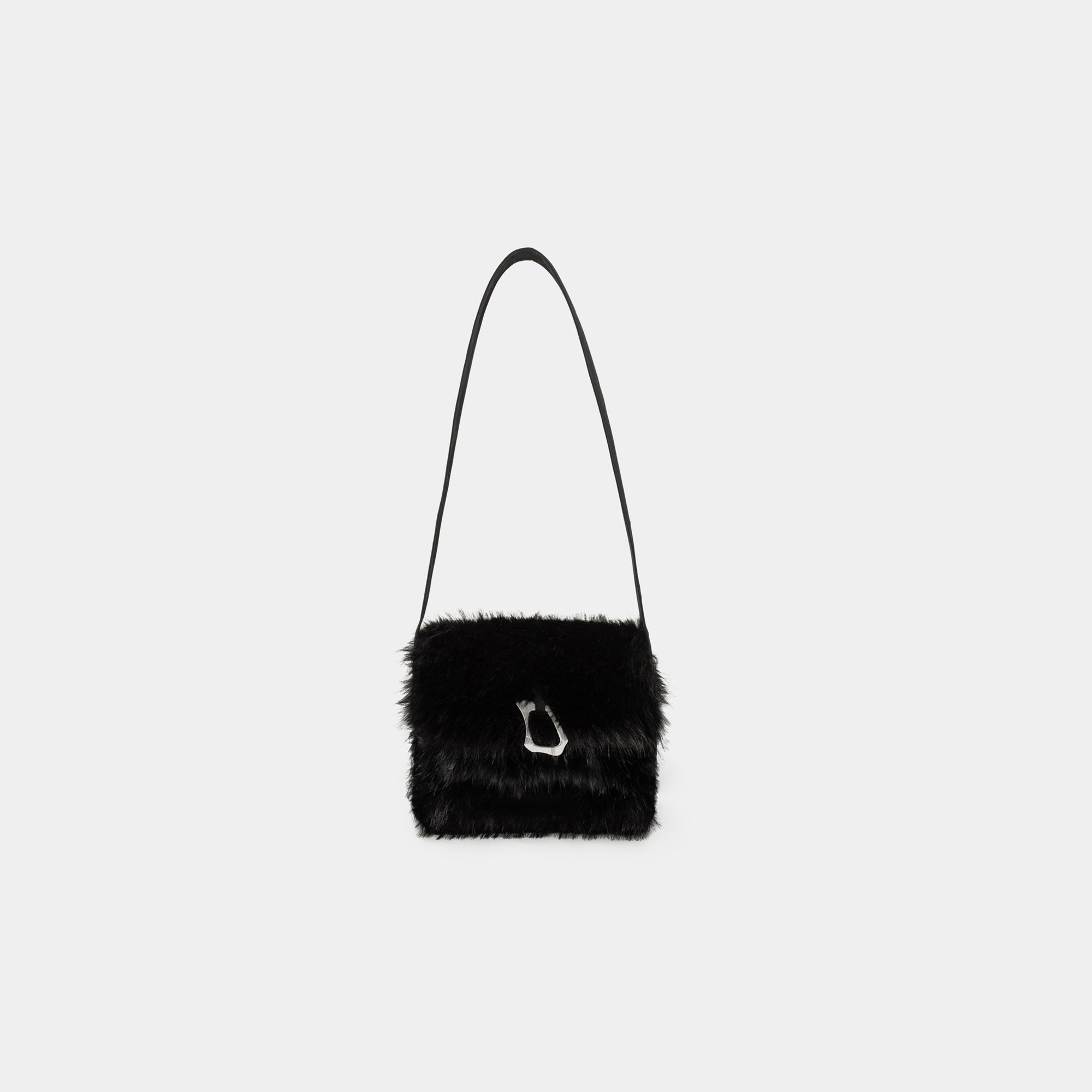 HE, product: ELUENT CANVAS BAG BLACK FAUX FUR (Fig. 1)