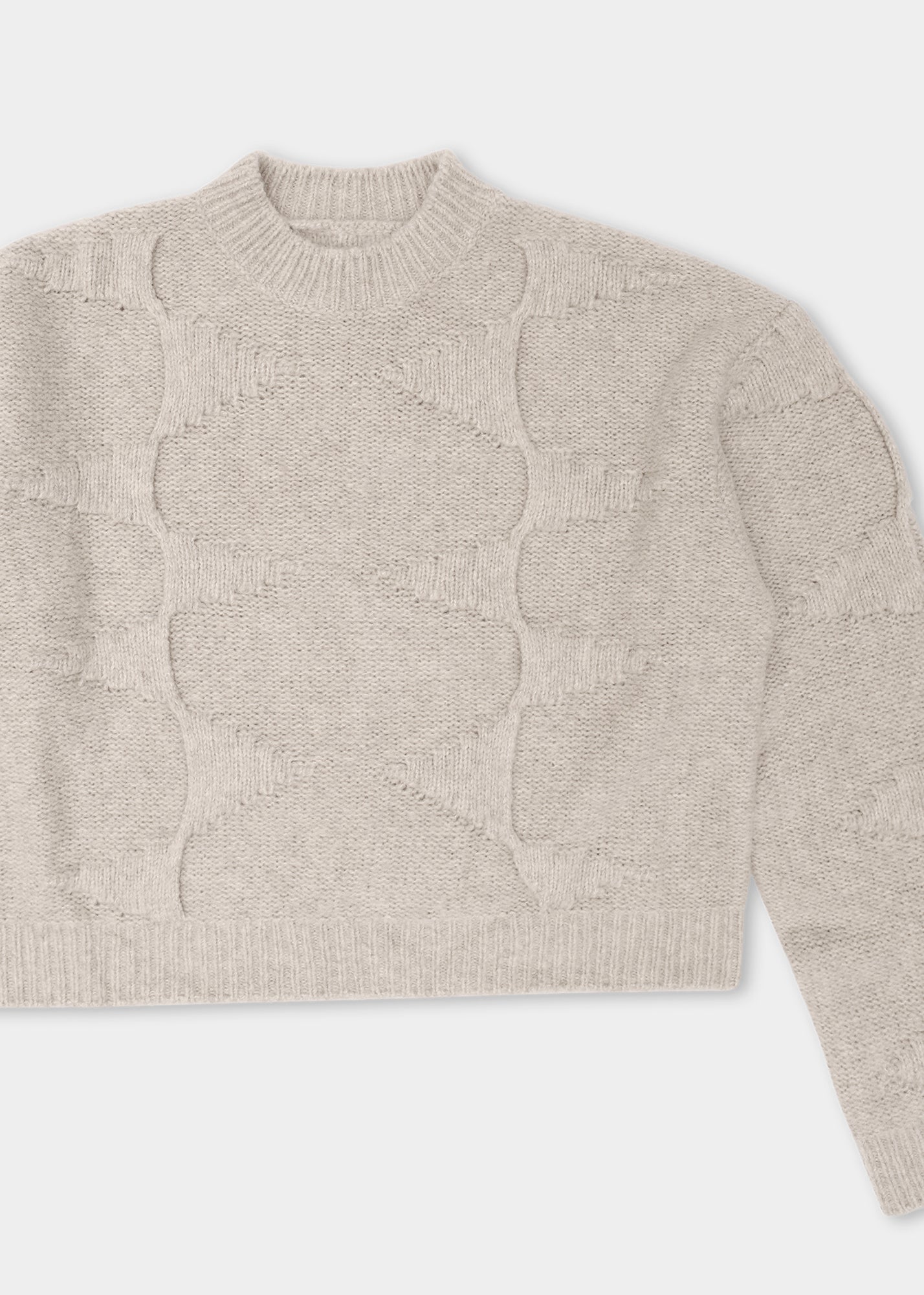 HE, product: CROPPED SPIRAL KNIT (Fig. 10)